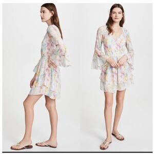 Tigerlily Saaralie Silk Blend Tie Dye Dress NWT